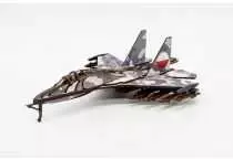 Puzzleok Lėktuvas WOJSKOWY Dėlionė DREWNIANE MODEL 3D UKŁADANKA Rinkinys