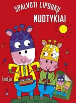 KNYGA Spalvoti lipdukų nuotykiai. Žirafa