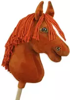 Super Hobby Horse Medinis žaislinis arkliukas – kaštoninis Premium