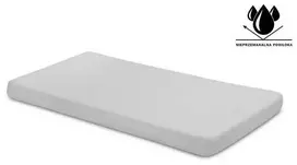 Sensillo Neperšlampama paklodė JERSEY pilkas 120x60