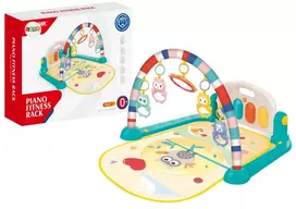 Lean Toys Kilimėlis kūdikiams su pianinu ir pelėdos garsais