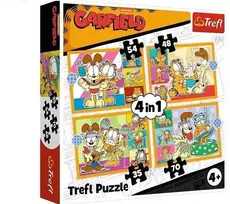 Dėlionė TREFL GARFIELD 4 dėlionių rinkinys