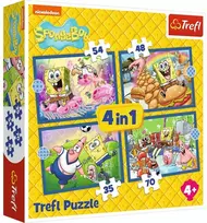 Dėlionė TREFL SPONGEBOB 4 dėlionių rinkinys