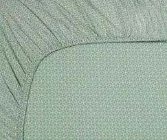 Pip Studio Paklodė su guma Cross Stich Light Žalias Čiužinio dydis - 90x200 cm
