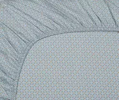 Pip Studio Paklodė su guma Cross Stich Pilkas Mėlyna Čiužinio dydis - 90x200 cm