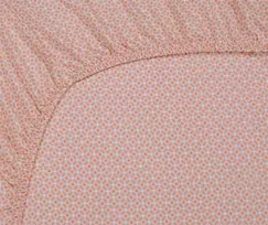 Pip Studio Paklodė su guma Cross Stich Coral Čiužinio dydis - 90x200 cm
