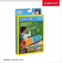 Dėlionė CubicFun CUBIC FUN National Geographic 3D palapinė „Monoklis“