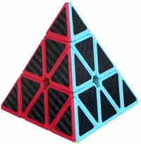 Rubiko kubas Carbon Fiber Pyraminx