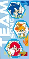 Paplūdimio rankšluostis Sonic The Hedgehog Ežiukas Sonikas, 70x140 cm