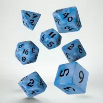Q Workshop Classic RPG Runic Glacier & Juodas Dice Set