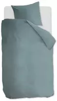 Ambiante Patalynės komplektas Cotton Uni Mėlyna Pagalvės matmenys - 50x70 cm, Antklodės matmenys - 200x220 cm