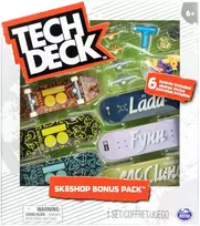 Fingerboard Tech Deck Riedlentė Bonus Pack Planb Sk8shop + Priedai 6 Szt