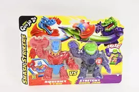 GOO JIT ZU HEROES OF Figūrėlės „Smash Strikers“, 2 vnt.