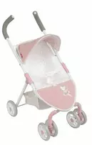 Arias lėlių vežimėlis Balerina – rožinis, sulankstomas, 62 cm