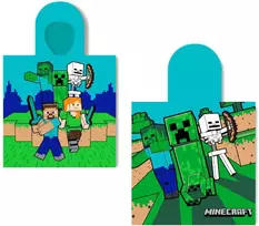 Microsoft Minecraft Creeper rankšluostis,Pončas 60x120 cm