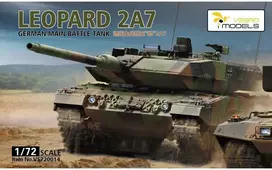 Vespid Models Leopard 2A7 vokiečių tankas 1/72 – plastikinis surinkimo modelis