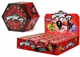 ORBICO Rinkinys Miraculous Biedronka i Juodas Kot Kwami Suprise Box Figūrėlė Niespodzianka