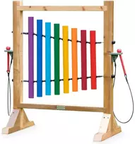 Muzikinė lenta vaikams spalvingi varpeliai MASTERKIDZ