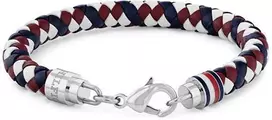 Tommy Hilfiger Odinė trispalvė vyriška apyrankė Tyson 2790633