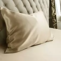 Patalynės komplektas Šilkinis pagalvės užvalkalas MULBERRY BEIGE, 22 momas (M/M), 50x70 cm