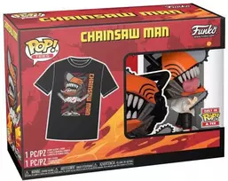 Funko Set figure POP & Tee grandininis pjūklas Man Leaping