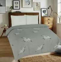 Matex Flanelinės patalynės komplektas 220x200 cm, 100% medvilnė, šilta ir jauku, antklodės ir pagalvių užvalkalai, OEKO-TEX sertifikatas, minkšta flanelė