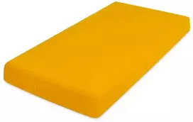 Matex Marlės paklodė su guma, 160x200 cm, 100% medvilnės frotinis audinys, Oeko-Tex sertifikatas, garstyčių spalva, minkšta paklodė miegui