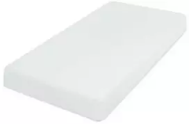 Matex Paklodė su guma iš muslino, elastinga guma čiužiniams iki 25 cm, 90x200 cm balta medvilnė, Oeko-Tex sertifikatas, minkšta patalynė