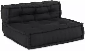 Modulinė sofa 4 pcs Antracito Audinys