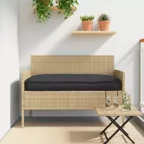 Pagalvėlė Juoda 100 x 40 x 8 cm Oksfordo audinys