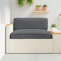 Pagalvėlė Antracitas 120 x 80 x 12 cm Oksfordo audinys