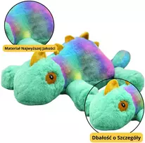 Lean Toys Spalvingas Pliušinis Chameleonas 45 cm