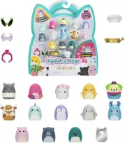 SQUISHMALLOWS SQUISH-A-LONGS Herojai, 14 vnt., 2,5 cm