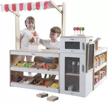 Viga Toys Medinis prekybos centro rinkinys vaikams XXL