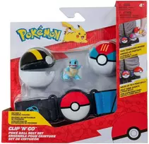 Pokemon – „Clip N Go“ diržo rinkinys „Squirtle“ (PKW3648)