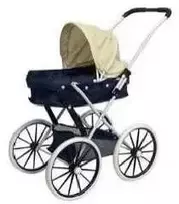 Madej Vežimėlis gondola dideli ratai gran-beige 011762 82977