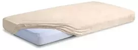 Matex Kilpinė paklodė su guma 90x200 smėlio sp. 15 Premium