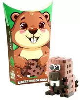 Marioinex *****Vafliniai mini kaladėlės PocketPets Bebras 07061