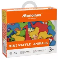 Marioinex *****Vafliniai kaladėlės mini gyvūnai 62 vnt. 07429