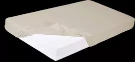 Multitex BabyMatex vaikiškos lovelės paklodė su guma 70x140, kreminė