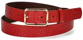 Moteriškas odinis diržas 2,8 cm