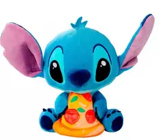 SIMBA Maskotka „Disney Stitch“ pliušinis žaislas su pica, 25 cm, originalus