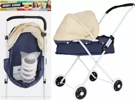 Mega Creative Lėlių vežimėlis gilus su metalu 35x69x10 žaidimų PBH 24