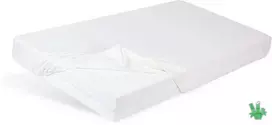 Multitex Bambukinė paklodė su guma 220x200 cm, balta elastinė paklodė, minkšta bambuko paklodė, kvėpuojanti paklodė, hipoalerginė patalynė