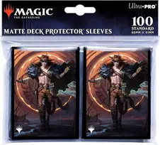 „Ultra-Pro Ultra-Pro: Magic the Gathering“ – „Outlaws of Thunder Junction“ – matinės kortų kaladės apsauginės rankovės – Oko (100 vnt.)