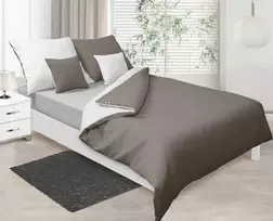 Patalynės komplektas Multitex Patalynė 140 x 200 2 vnt. Satino dvipusė aukso spalvos 4