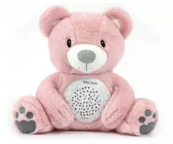 MILLY MALLY projektorius pliušinis žaislas Milly Bear rožinis