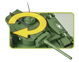 COBI M24 Chaffee tanko konstruktorius, 590 det., mastelis 1:28