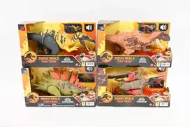 Mattel Kryptops Juros periodo pasaulio dinozauro figūrėlė su laukiniu riaumojimu ir judančiomis dalimis ZA6057