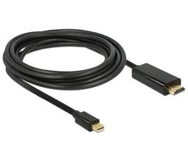 Delock DisplayPort cable mini DP - HDMI St/St 1.00m black